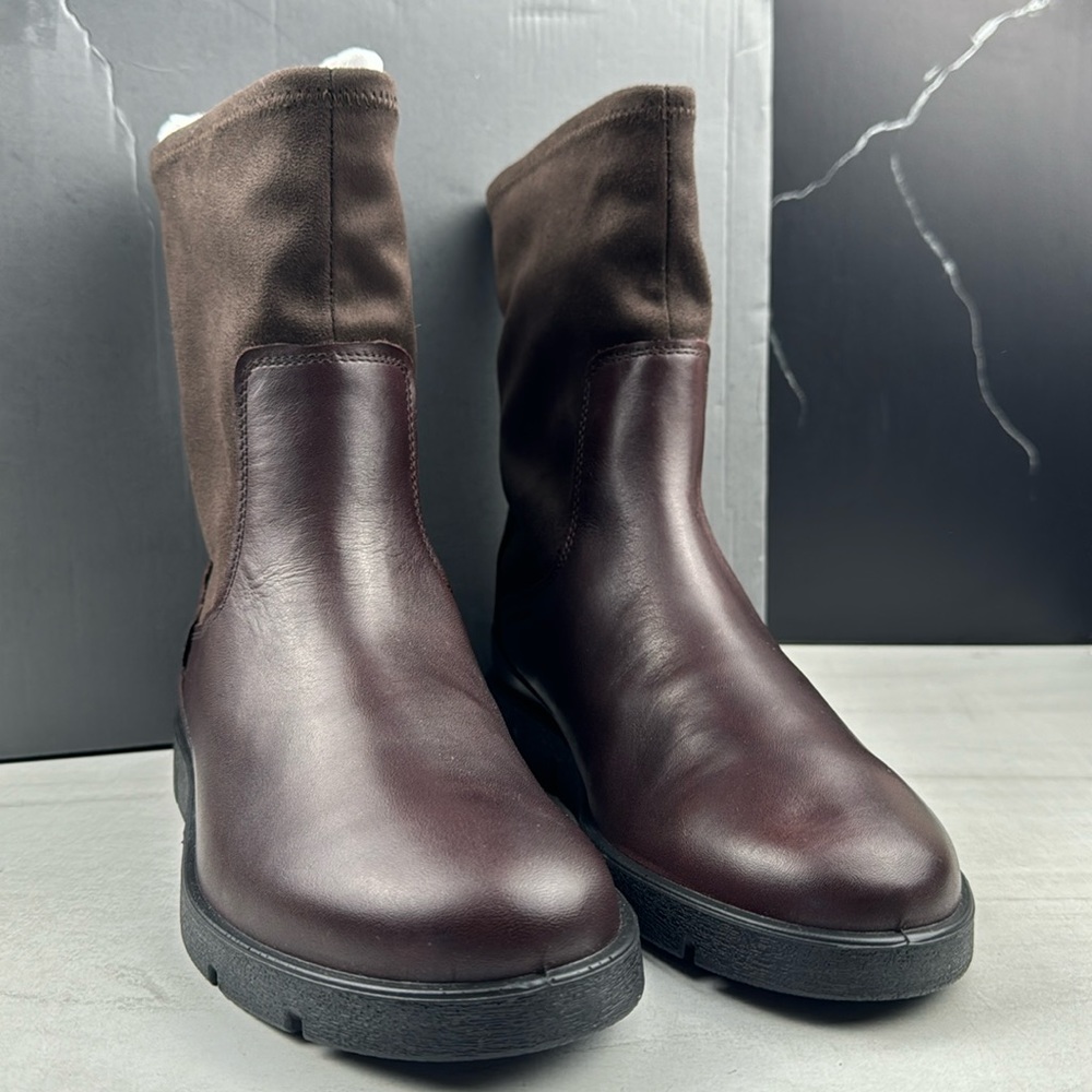 ECCO Bella Stretch Women’s Ankle Boots Mocha/Coffee sz 7-7.5